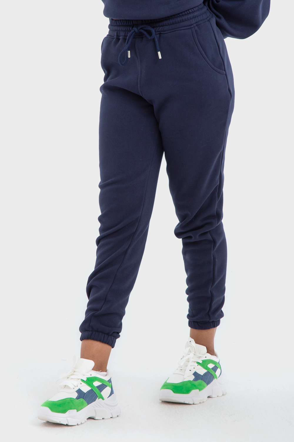 Premium Line, Navy Jogger Pants