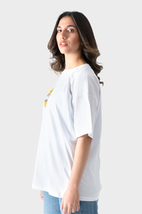 Lemon Printed Over-Sized T-Shirt