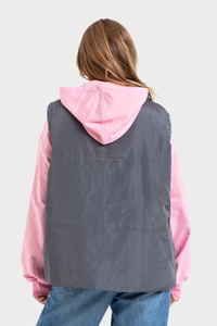 Gray Puffer Vest