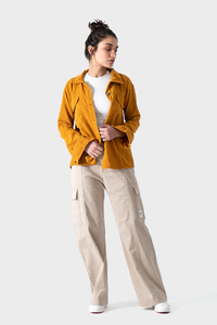 Mustard Ribbed Shirt