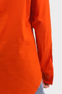 Orange Rounded Trim Shirt