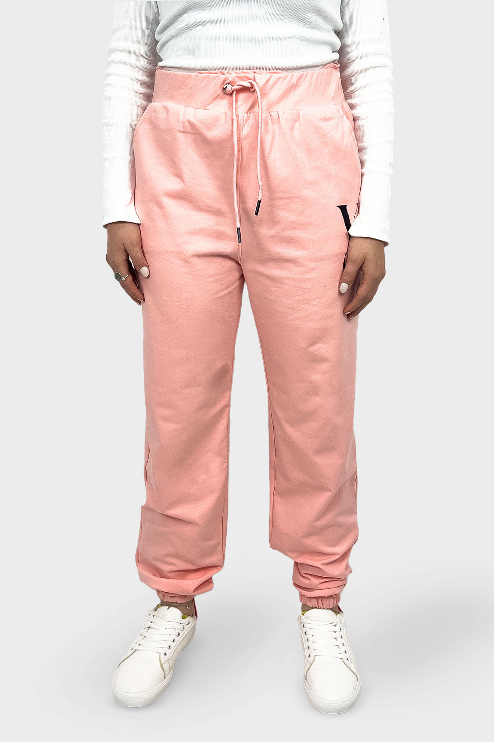 Simon Elastic Waist & Side Pockets Sweatpants