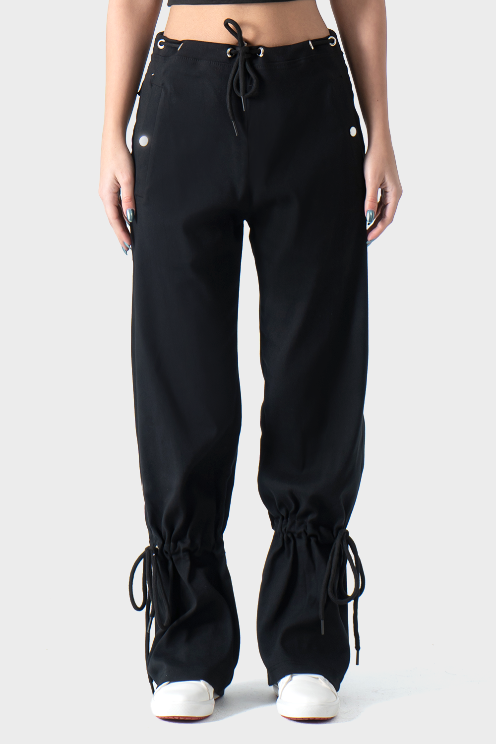 Black Drawstring Pants