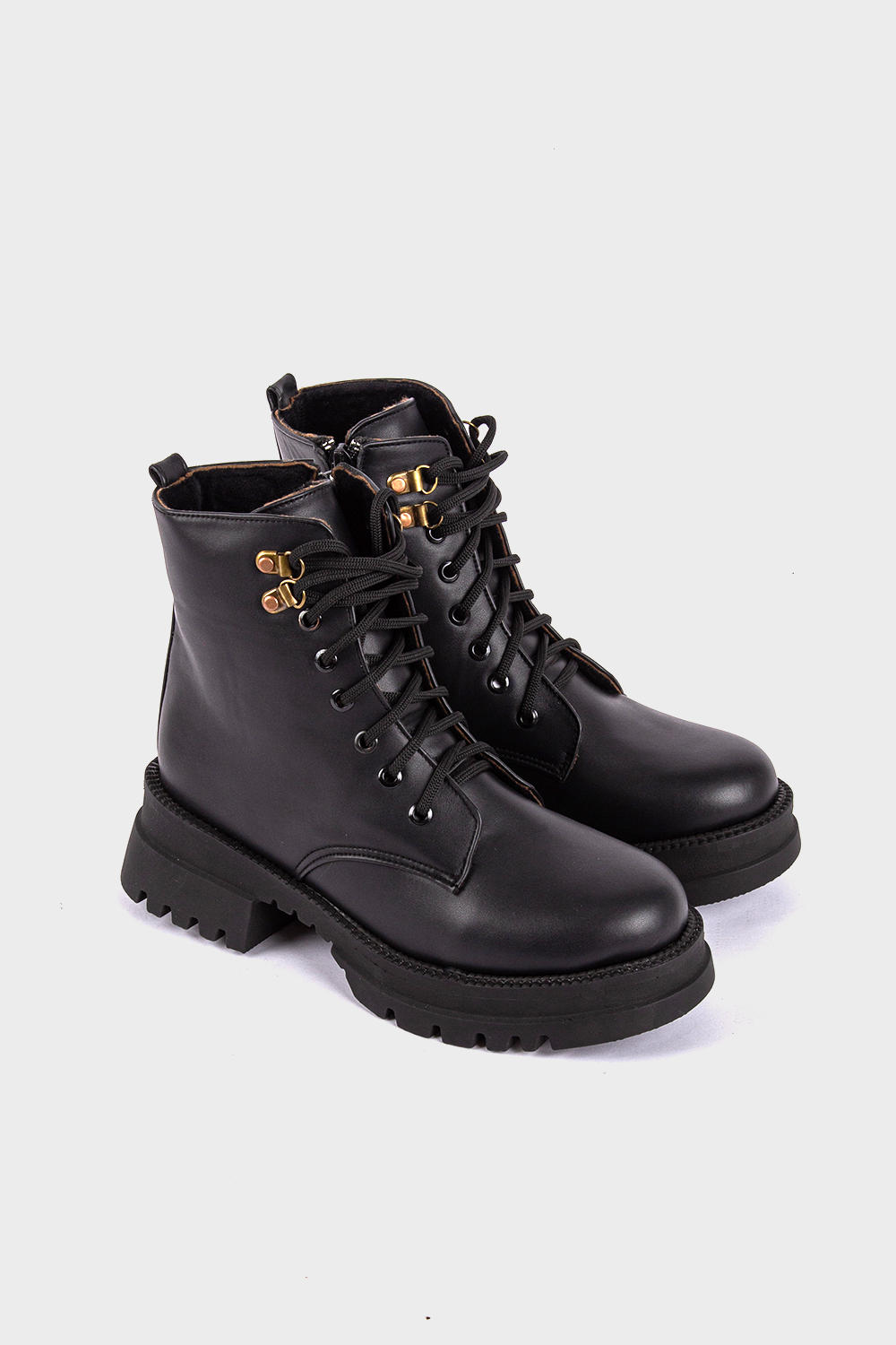 Black Combat Boot